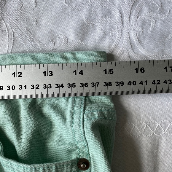 Life in Progress‎ Peppermint Green Denim Women's Straight Leg Jeans Size 26 - Picture 9 of 12